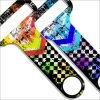 BarProducts.com Kolorcoat™ HAMMERHEAD™ Bottle Opener - Grunge Chevron Bartending Bottle Openers