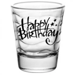 BarProducts.com Shot Glasses - Birthday Themed