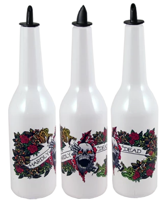 hardly-dead-skull-dispaly.png BarProducts.com Flair Bottle - Hardly Dead Skull - 750ML
