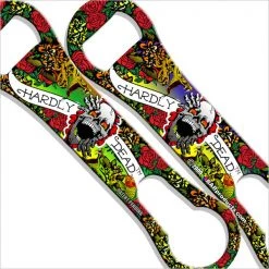 BarProducts.com V-Rod® Bottle Opener / Pour Spout Remover - Hardly Dead Skull