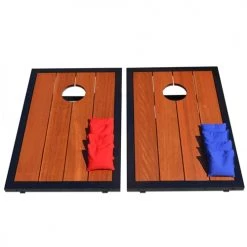 BarProducts.com HOME BAR & GIFTS Hardwood Cornhole Set