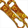 BarProducts.com V-Rod® Bottle Opener / Pour Spout Remover - Grunge Brown And Yellow Hawaiian