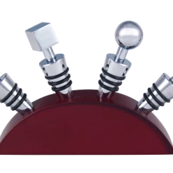 BarProducts.com Wine Stopper Set - Chrome Corkscrews And Wine Openers