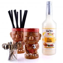 BarProducts.com SPECIAL COLLECTIONS Tiki Bar Gift Set - Head Hunter