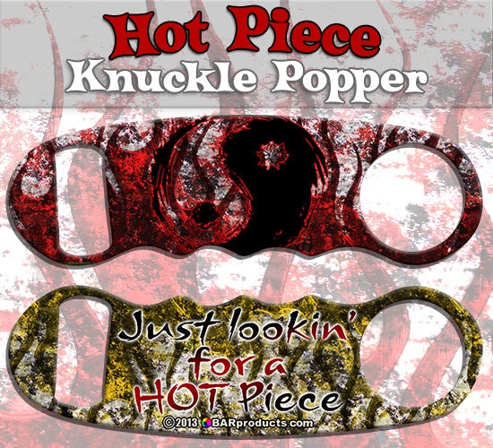 hot-piece-knuckle-label.jpg BarProducts.com Bartending Bottle Openers Knuckle Popper Bottle Opener - Hot Piece