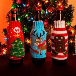 BarProducts.com Knitted Ugly Sweater Beer Hugger - Design Options