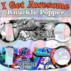 BarProducts.com Knuckle Popper Bottle Opener - I Get Awesome