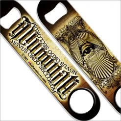 BarProducts.com Speed Bottle Opener / Bar Key - Illuminati