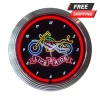 Bar Products Neon Clock - Live To Ride - 15" Diameter SPECIAL COLLECTIONS 1 Bar Products Neon Clock - Live To Ride - 15" Diameter SPECIAL COLLECTIONS