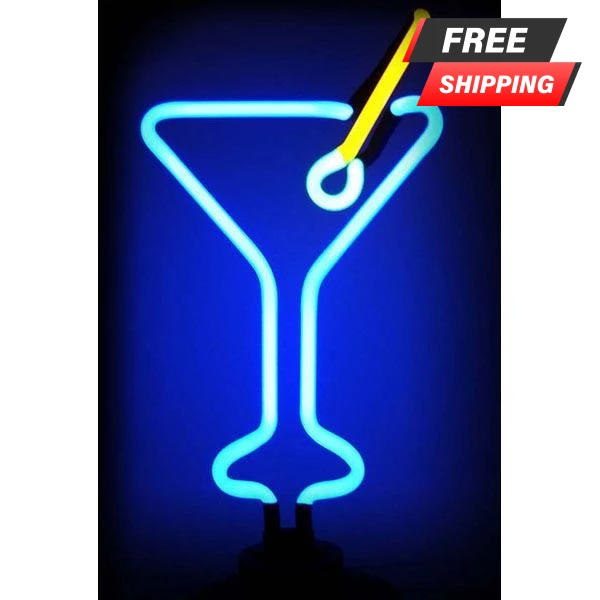image_png_12149243.png BarProducts.com Martini Glass NEON Sculpture BAR DECOR
