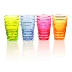BarProducts.com BarConic® 1.5oz Assorted Plastic Shot Glasses BAR SUPPLIES