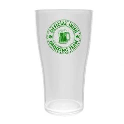 BarProducts.com BarConic® Drinkware - PolyCarbonate Cup - Irish Drinking Team - Clear - 570ML