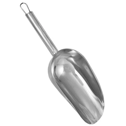 is-l450.jpg BarProducts.com Ladler™ Metal Ice Scoop - 4.5 Inch BAR SUPPLIES