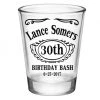 BarProducts.com BAR SUPPLIES CUSTOMIZABLE - 1.75oz Clear Shot Glass - Birthday Bash