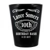 BarProducts.com CUSTOMIZABLE - 1.75oz Black Shot Glass - Birthday Bash BAR SUPPLIES