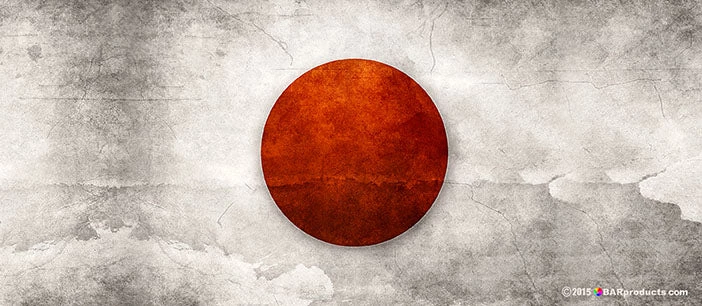 japan-flair-bottle.jpg BarProducts.com Kolorcoat™ Flair Bottle - Japan Flag Design - 750ml