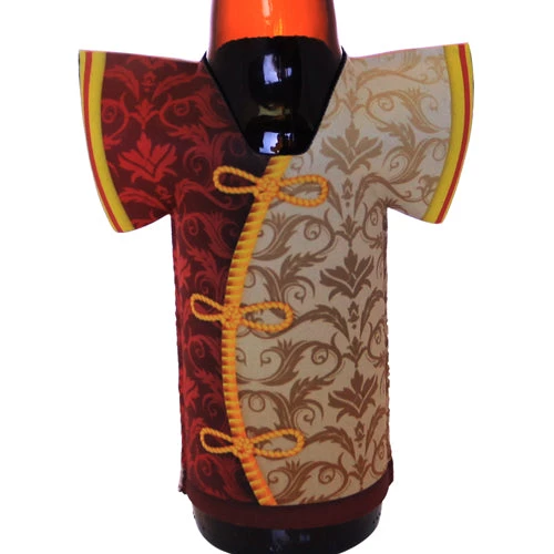 japanese-shirt-bottle-tshirt-coozie.jpg BarProducts.com T-Shirt Style Bottle Cooler - Japanese Shirt Bottle & Can Coolers
