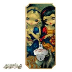 BarProducts.com Alice - Wood Plaque Wall Mounted Bottle Opener Featured Artists