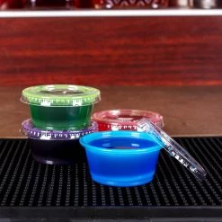 BarProducts.com Jello Shot Cups W/Lids - Multi Color - 2 Ounce - 50 Pack SPECIAL COLLECTIONS