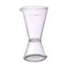 BarProducts.com BarConic® Glass Double Sided Jigger - 1/2 Oz And 1 Oz
