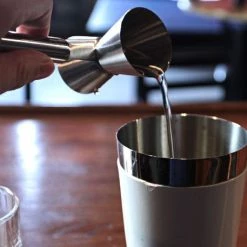 BarProducts.com Jiggers And Inventory Control Jigger With Printed Handle Design - Retro Dots - .75oz X 1.25oz