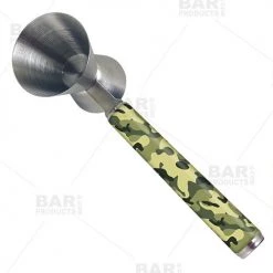 BarProducts.com Jiggers And Inventory Control Jigger With Printed Handle Design - Camouflage - .75oz X 1.25oz