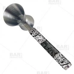 BarProducts.com Jigger With Printed Handle Design - Lace - .75oz X 1.25oz