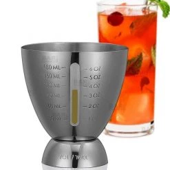 BarProducts.com Jigger - Stainless Steel Double Jigger - 1-6 Oz