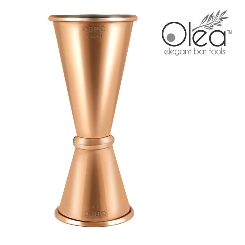jigger-tall-copper-plated-15x1-1.jpg BarProducts.com Master Mixology Olea™ Japanese Tall Jigger - Copper Plated - 1 1/2oz X 1oz
