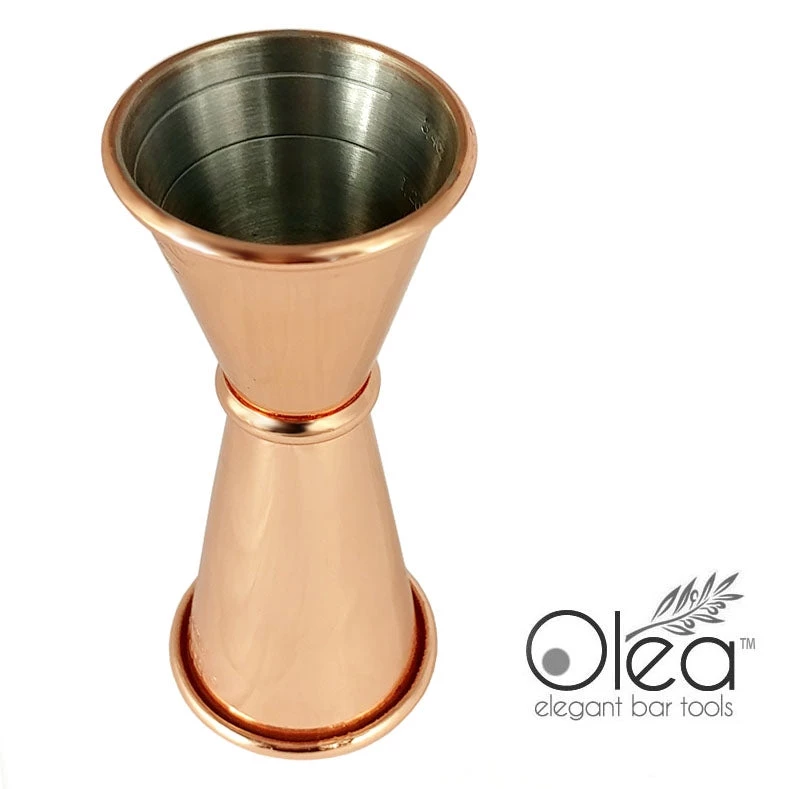 jigger-tall-copper-plated-15x1-3.jpg BarProducts.com Master Mixology Olea™ Japanese Tall Jigger - Copper Plated - 1 1/2oz X 1oz