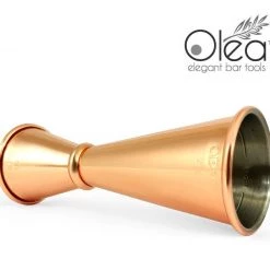 BarProducts.com Master Mixology Olea™ Japanese Tall Jigger - Copper Plated - 1oz X 2oz