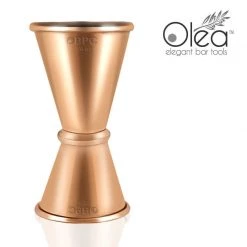 BarProducts.com Olea⢠Japanese Tall Jigger - Copper Plated - 1/2oz X 3/4oz