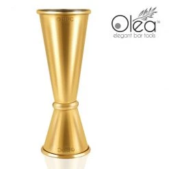 BarProducts.com Olea™ Bar Set - Gold Plated - 4 Piece (Bar Spoon Tip Option)