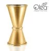 BarProducts.com Olea™ Japanese Tall Jigger - Gold Plated - 1/2oz X 3/4oz