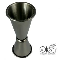 BarProducts.com Olea™ Japanese Tall Jigger - Gunmetal Plated - 1 1/2oz X 1oz Master Mixology
