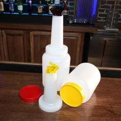 BarProducts.com Juice Pourer - Complete Juice Master With A Flip Top Spout - Half Gallon Super Savers