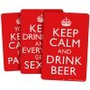 BarProducts.com "Keep Calm..." Kolorcoat™ Metal Bar Sign BAR DECOR