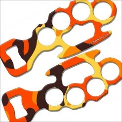BarProducts.com Kolorcoat™ Knuckle Buster Bottle Opener - Camo Blaze Bartending Bottle Openers