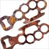 BarProducts.com Kolorcoat™ Knuckle Buster Bottle Opener - Rust Bartending Bottle Openers