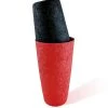 BarProducts.com BAR TOOLS BarConic® Cocktail Shaker Set - 28oz / 18oz Tins - Komodo Koat™ Red / Black