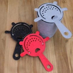 BarProducts.com "Komodo Koat™" 4-Prong Cocktail Strainer