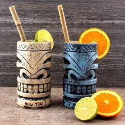 BarProducts.com Tiki Mug Drinkware Package - Kon Tiki - Set Of 2
