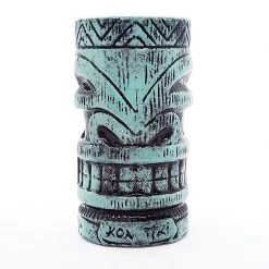 BarProducts.com BarConic® Tiki Mug - Kon Tiki Teal - 20 Ounce