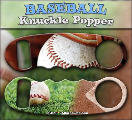 kp-baseball.jpg BarProducts.com Knuckle Popper Bottle Opener - Baseball