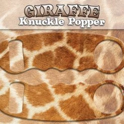 BarProducts.com Knuckle Popper Bottle Opener - Giraffe Print BAR TOOLS