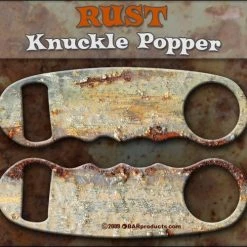 BarProducts.com Knuckle Popper Bottle Opener - Rust