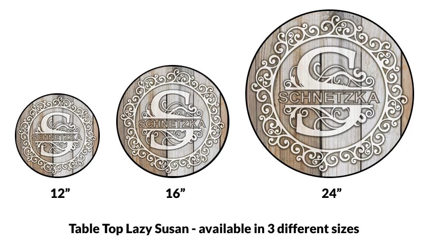 lazy-susan-3-different-sizes-comparison-customize-monogram-white-wood-decorative-pattern.jpg BarProducts.com HOME BAR & GIFTS ADD YOUR NAME Lazy Susan - WHITE WOOD With Decorative Design - 3 Different Sizes - Table Top