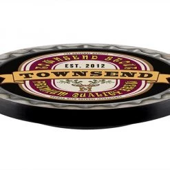 BarProducts.com Wood Lazy Susan - Add Your Name - Bottle Cap - Size Variations HOME BAR & GIFTS