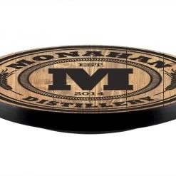 BarProducts.com Wood Lazy Susan - Add Your Name - Distillery - Size Variations