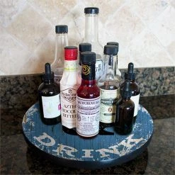 BarProducts.com Lazy Susan - EAT & DRINK - 3 Different Sizes - For Kitchen Table Top 3 BarProducts.com Lazy Susan - EAT & DRINK - 3 Different Sizes - For Kitchen Table Top